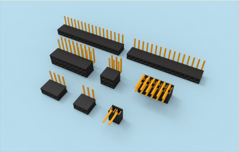 1.27mm Right-angle Female Header Connectors | Smolex